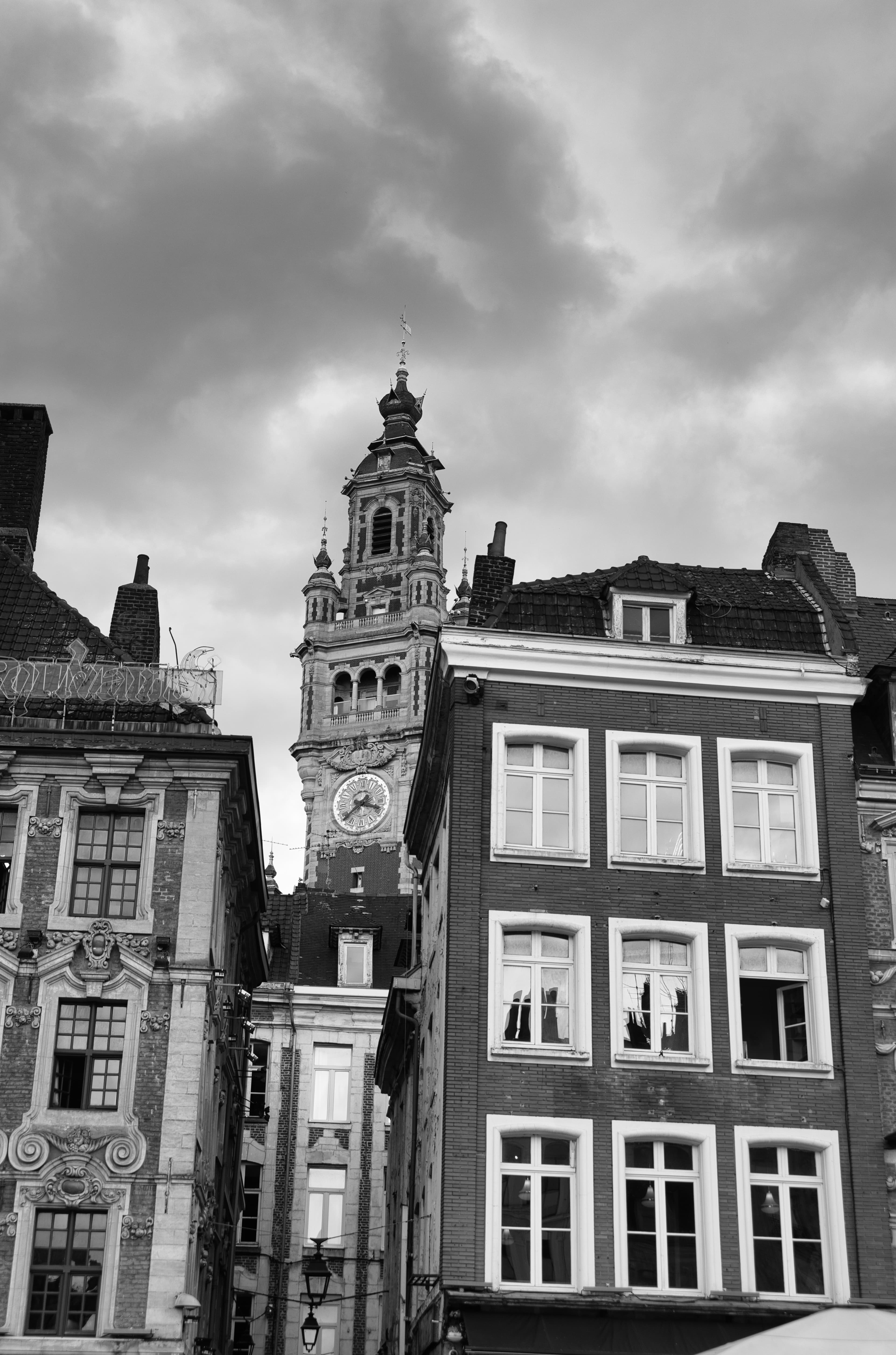 Grand'Place de Lille et façades baroques de la Vieille Bourse