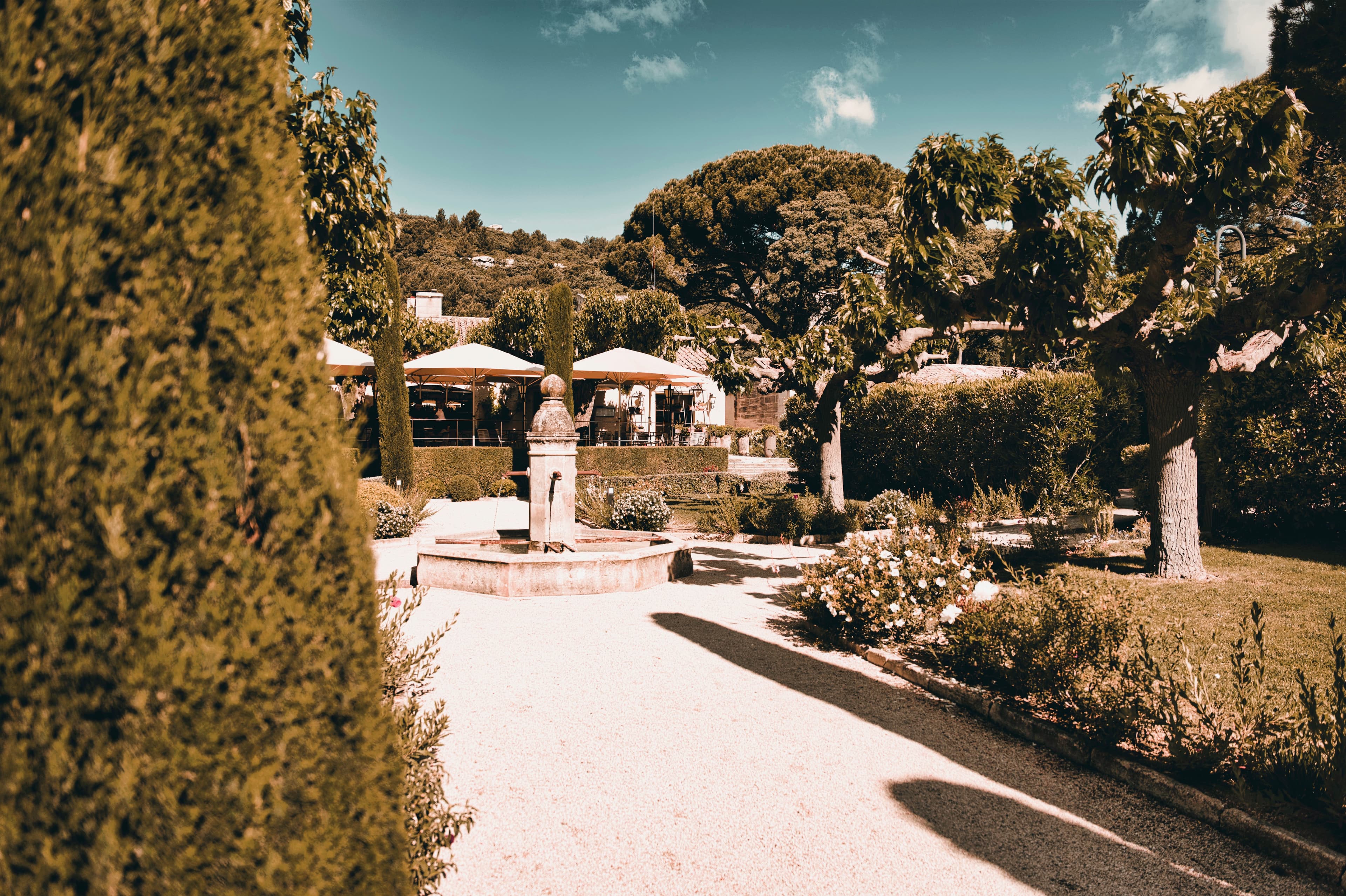 Les jardins de l'hôtel
